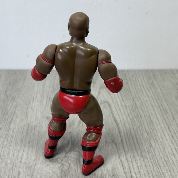 WWF WWE 1996 Jakks Ahmed Johnson Bone Crishing Action Wrestling Action Figure - Picture 6 of 6